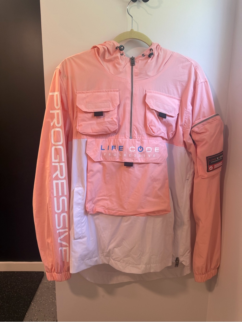Life Code Progressive set: Pink & White Pullover and pants